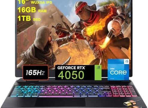 acer Predator Helios Neo 16 Gaming Laptop 16″ WUXGA IPS 165Hz 13th Gen Intel 14-Core i5-13500HX (Beats i7-12700H) 16GB RAM 1TB SSD GeForce RTX 4050 6GB RGB Backlit USB-C Win11 Black + HDMI Cable