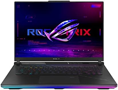 ASUS ROG Strix Scar 16 (2023) Gaming Laptop, 16” Nebula HDR QHD 240Hz/3ms, 1100 nits, Mini LED, GeForce RTX 4080, Intel Core i9-13980HX, 32GB DDR5, 1TB PCIe, Wi-Fi 6E, Windows 11 Pro,G634JZ-XS96,Black