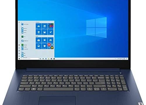 Lenovo IdeaPad 3 17 Laptop 17.3” HD+ Display, Intel 10th Gen Quad-Core i5-1035G1, 12GB RAM, 128GB SSD + 1TB HDD, Webcam, Dolby Audio, USB 3.0, HDMI, Abyss Blue, Windows 10 Home